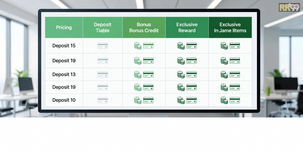 Bảng giá chi tiết các gói nạp rút cho game bài đổi thưởng rr99 năm 2025