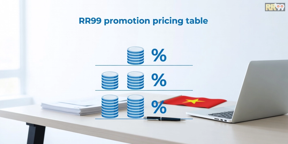 Bảng giá chi tiết các gói khuyến mãi rr99 cập nhật