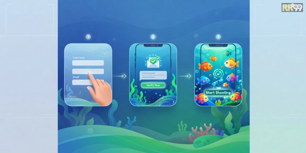 Hướng dẫn từng bước đăng ký tài khoản bắn cá đổi thưởng rr99 an toàn