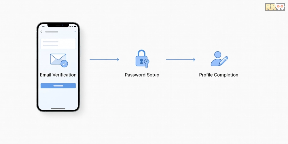 Hướng dẫn từng bước đăng ký tài khoản game bài online rr99 với giao diện đơn giản dễ theo dõi