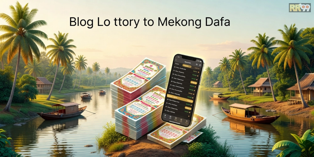 Minh họa khái niệm xổ số Cần Thơ RR99 với các yếu tố truyền thống và hiện đại