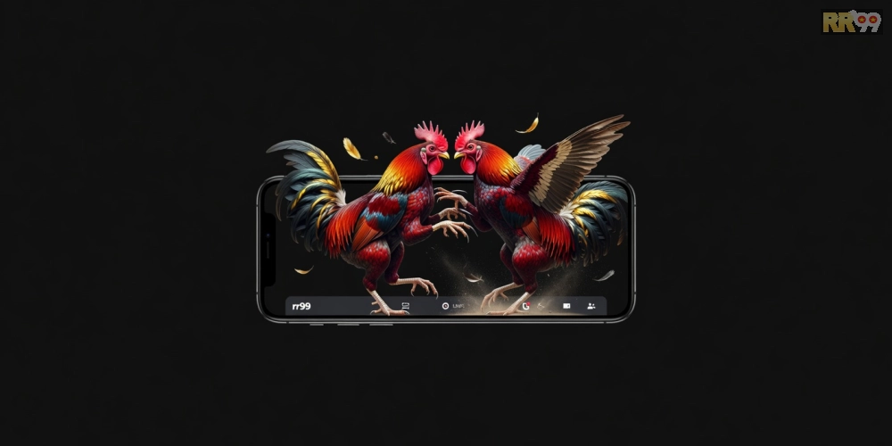 Minh họa giao diện xem đá gà trực tuyến rr99 với hình ảnh sắc nét và dễ sử dụng